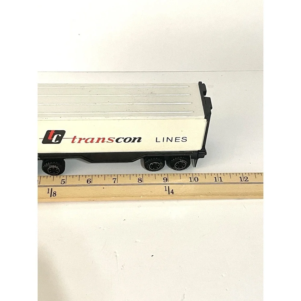 Vintage Tonka Mini Trans Con Lines Tractor Trailer Semi In Great Condition 10.5
